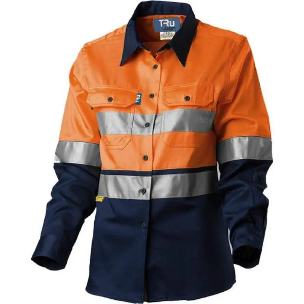 Picture of Tru Workwear, Womens, Shirt, Long Sleeve, Light Cotton Drill, 3M Tape, H Vents